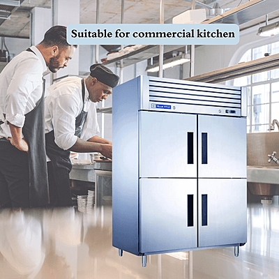 High-capacity Blue Star GP Series Reach-In Chiller ideal for commercial kitchens.