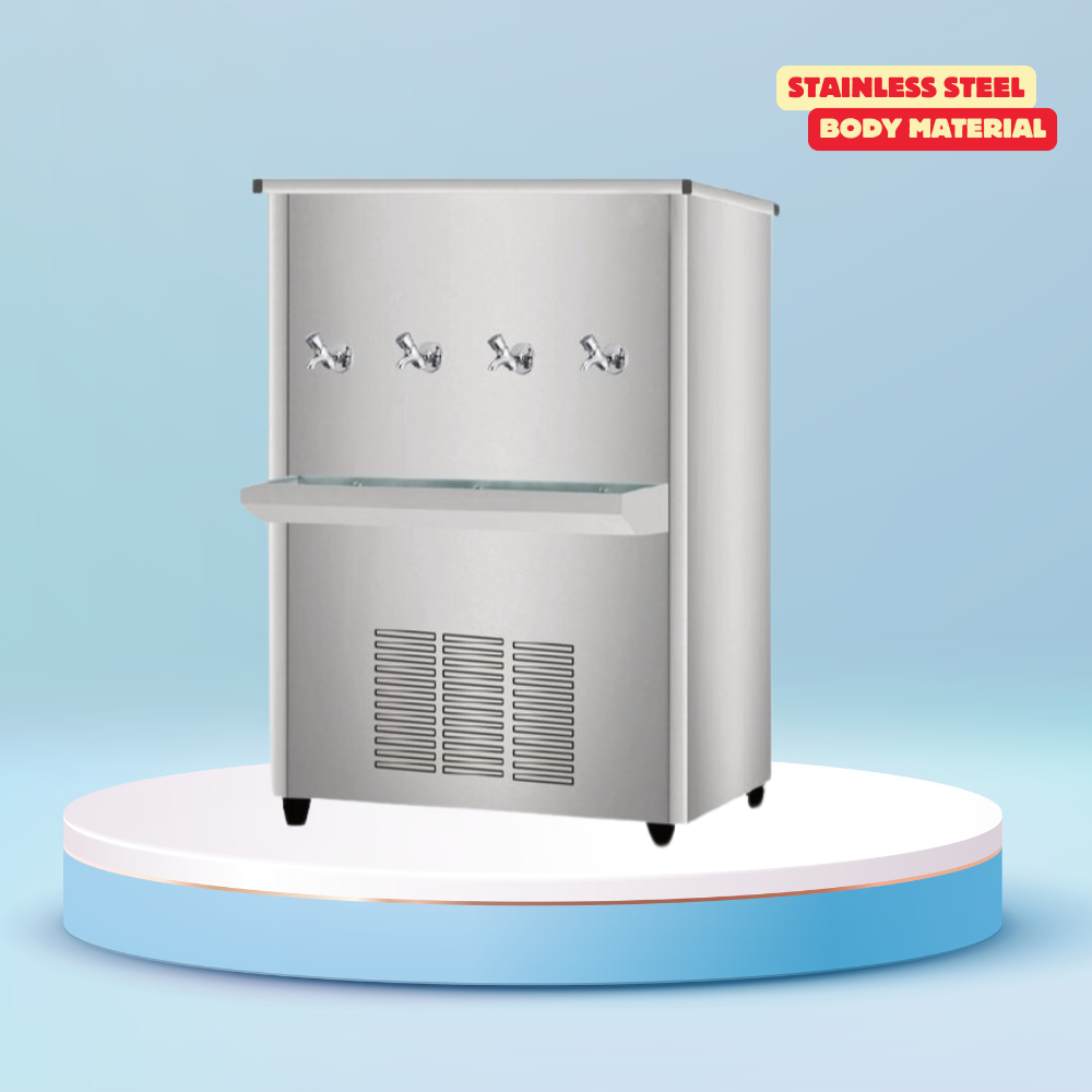 Nirvana Storage Water Cooler NSW200400 with dispensing taps. Nirvana Storage Water Cooler NSW200400 with dispensing taps.