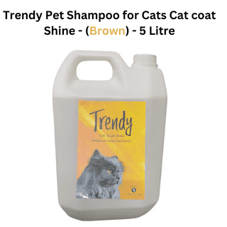 Trendy Pet Shampoo coat Shine - (Brown) - 5 Litre Trendy Pet Shampoo coat Shine - (Brown) - 5 Litre