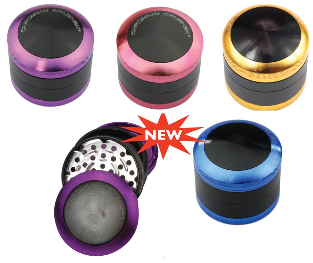Chromium Crusher Button Top - 2.5" Chromium Crusher Button Top - 2.5"