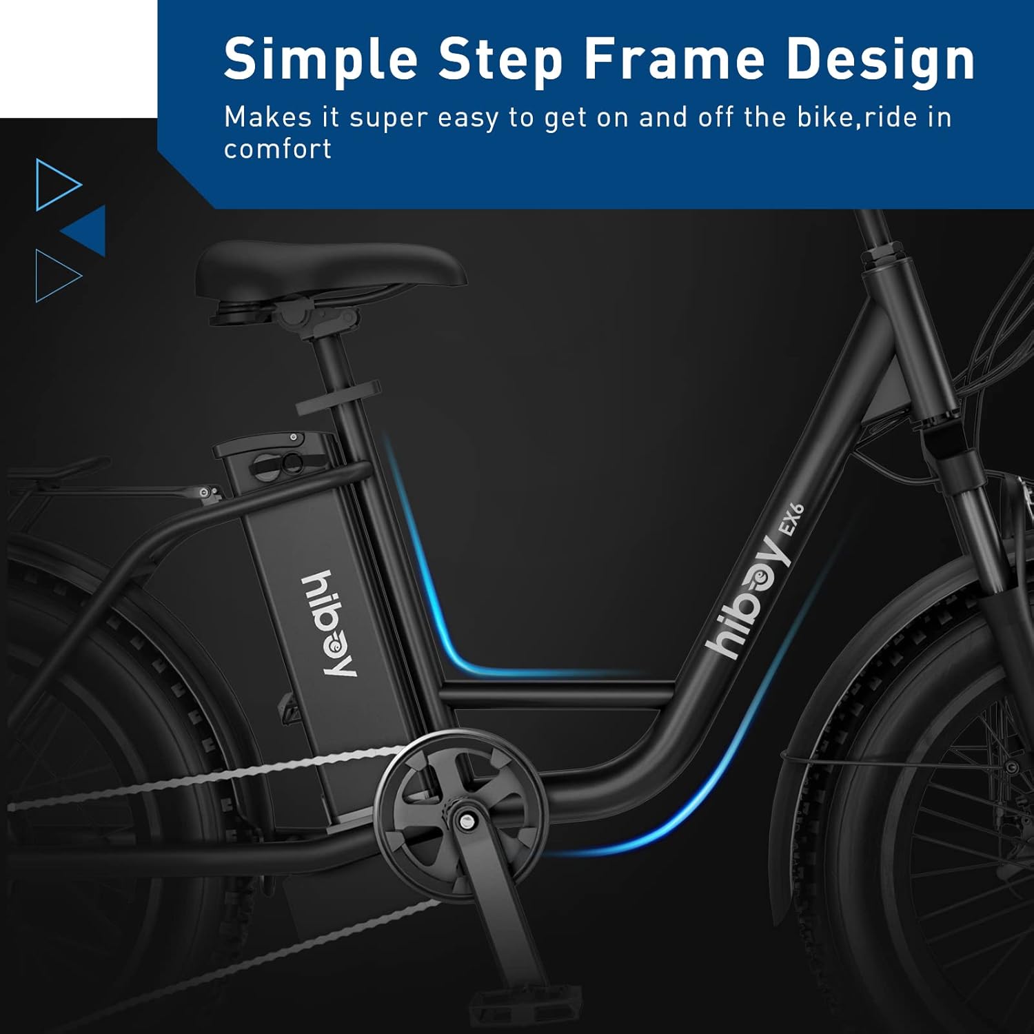 Bicicleta eléctrica Hiboy EX6 para adultos 960 W