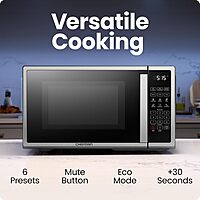 Chefman Horno microondas para encimera, 0.9 pies cúbicos