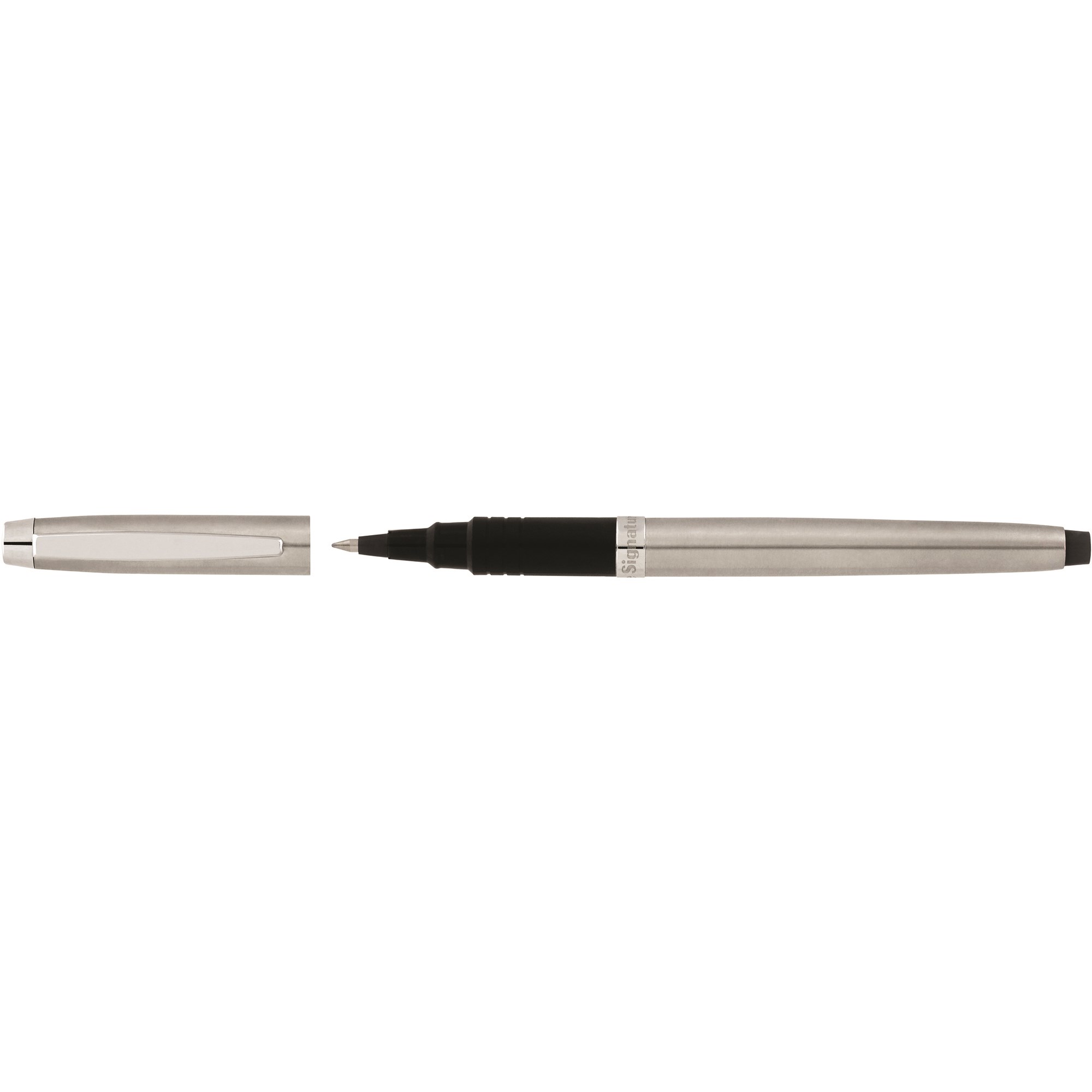 Artline Signature Silver Roller Ball Pen 0.7mm Black