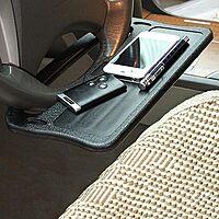 Multi-Functional Portable Car Steering Wheel Desk Black