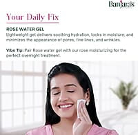 Banjara's Rose Water Gel 100ml