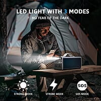 Estación de energía portátil de 300 W, de 299.7 Wh con salida de CA