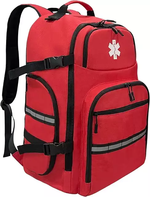 Botiquín Mochila para Espalda First Aid Azul Rey