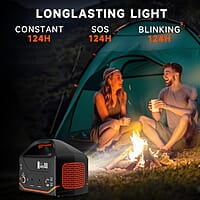 Estación de energía portátil de 600 W, 293 Wh generador portátil