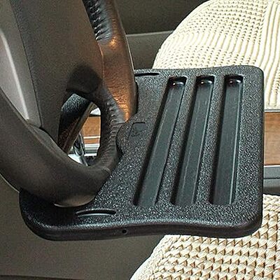 Multi-Functional Portable Car Steering Wheel Desk Black