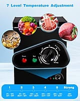 FLG-80Q - Pecho de 3.5 pies cúbicos, control de temperatura ajustable