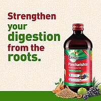 ZANDU Pancharishta Ayurvedic Tonic - For Digestion, Acidity, Constipation & Gas Relief, 650 ml