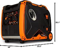 WEN 56455i Generador inversor portátil de 4500 vatios