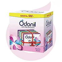 Odonil Bathroom Air Freshener Blocks Mixed Fragrances, 288 g (4 N X 72 g each)