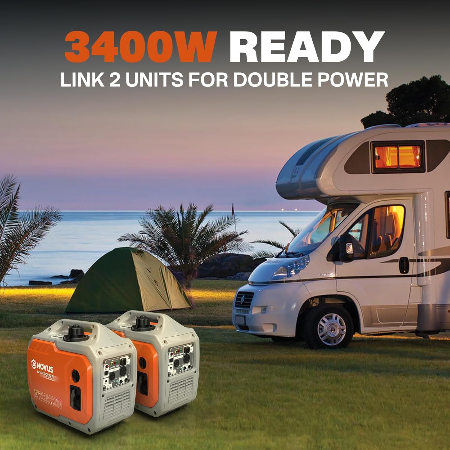 NOVUS Generador inversor de 2300 vatios NOVUS Generador inversor de 2300 vatios