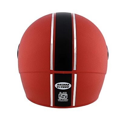 STUDDS CHROME ECO RED L