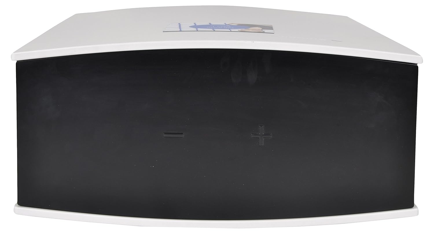 The optional Air Intelligence Module (AIM) sensor placed next to the Blueair PRO L purifier.