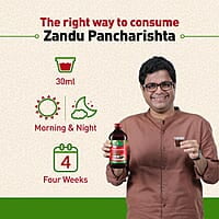 ZANDU Pancharishta Ayurvedic Tonic - For Digestion, Acidity, Constipation & Gas Relief, 650 ml