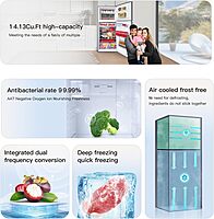 Refrigerador con congelador superior con dispensador de agua