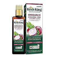 Kesh King Organic Onion Oil With Curry Leaves