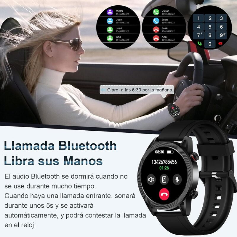 FreshFun Smartwatch Hombre y Mujer, Reloj FreshFun Smartwatch Hombre y Mujer, Reloj