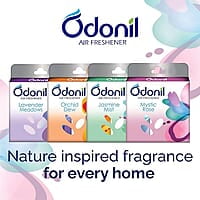 Odonil Bathroom Air Freshener Blocks Mixed Fragrances, 288 g (4 N X 72 g each)