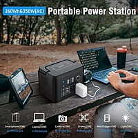 Powkey - Estación de energía portátil de 350 W