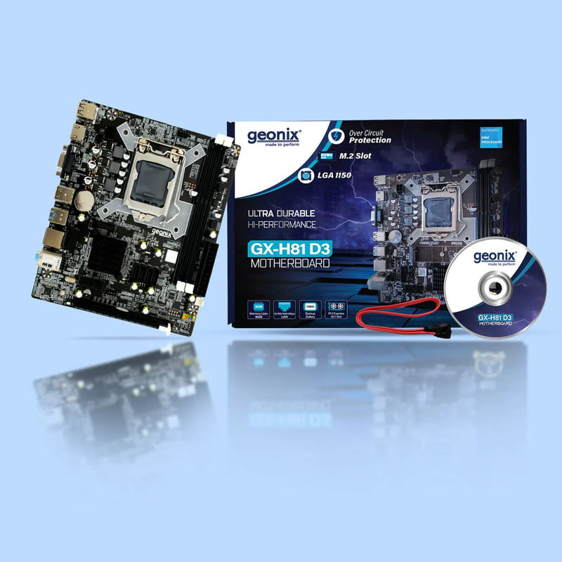 Geonix Motherboard H81 Ddr3