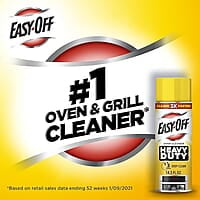 Easy Off Heavy Duty Oven Cleaner, Lemon Scent, 14.5 oz Can