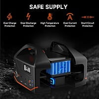 Estación de energía portátil de 600 W, 293 Wh generador portátil