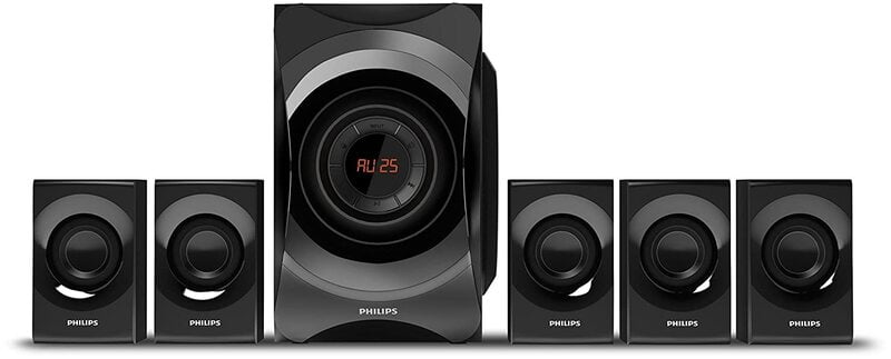 Philips SPA8000B/94 5.1 Channel Multimedia Speaker Philips SPA8000B/94 5.1 Channel Multimedia Speaker