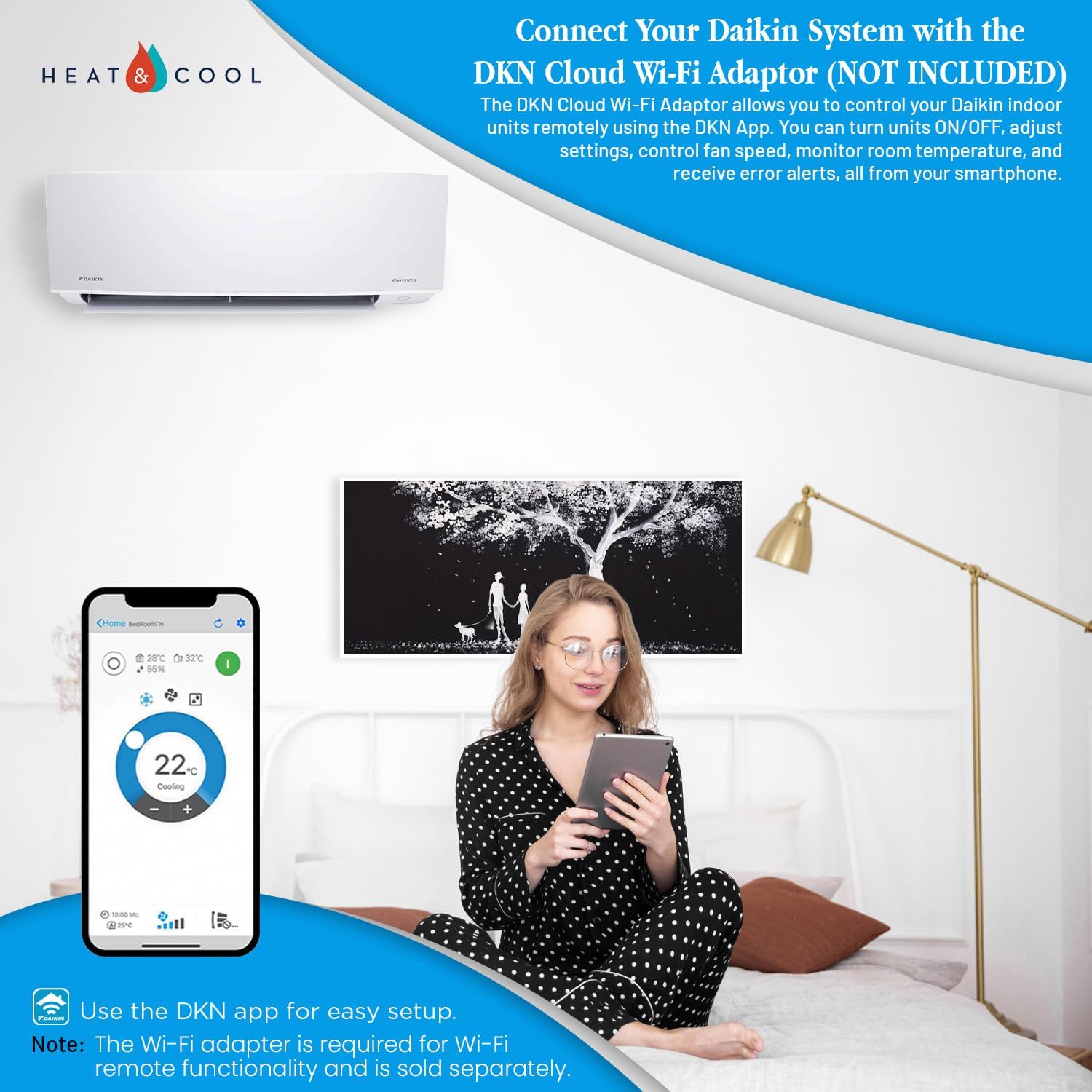 Daikin 12,000 BTU 18 SEER2 Entra R32 Series sin conductos