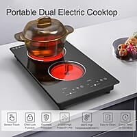 VBGK Placa de cocina eléctrica, estufa  de 12 pulgadas