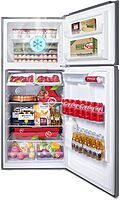 Refrigerador con congelador superior con dispensador de agua