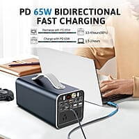 Estación de energía portátil de 300 W, de 299.7 Wh con salida de CA