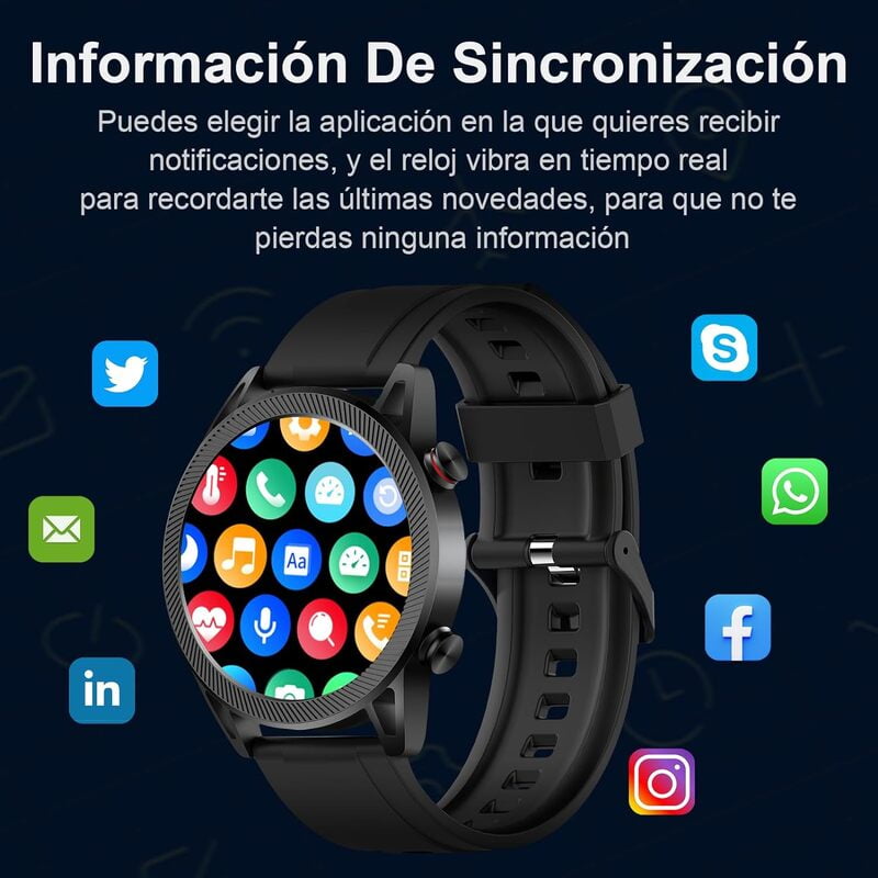 FreshFun Smartwatch Hombre y Mujer, Reloj FreshFun Smartwatch Hombre y Mujer, Reloj