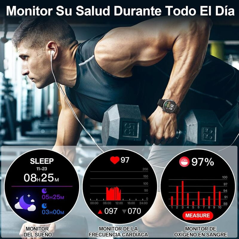 FreshFun Smartwatch Hombre y Mujer, Reloj FreshFun Smartwatch Hombre y Mujer, Reloj