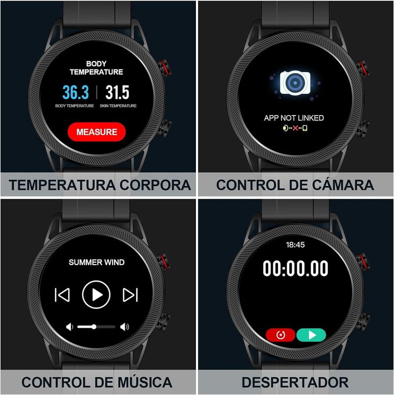 FreshFun Smartwatch Hombre y Mujer, Reloj FreshFun Smartwatch Hombre y Mujer, Reloj