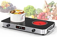 VBGK Cocina eléctrica, estufa eléctrica de 110 V 2200 W