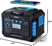 Ruko R299 Estación de energía portátil de 330 W, 288.6 Wh