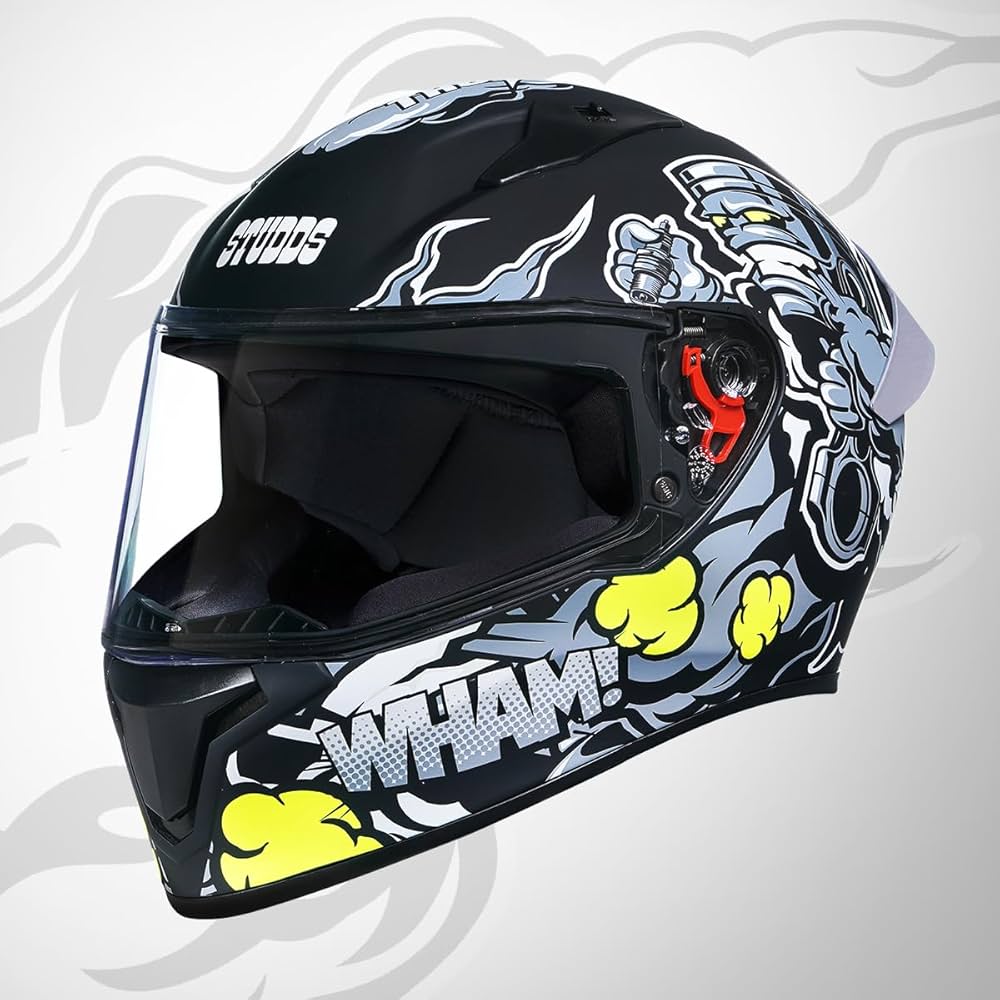 STUDDS THUNDER COMMUNICATION READY D10 BLACK N6 (L)