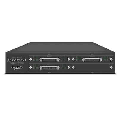 Clearly IP 2U 72/96 port Modular FXS with 72 FXS Clearly IP 2U 72/96 port Modular FXS with 72 FXS
