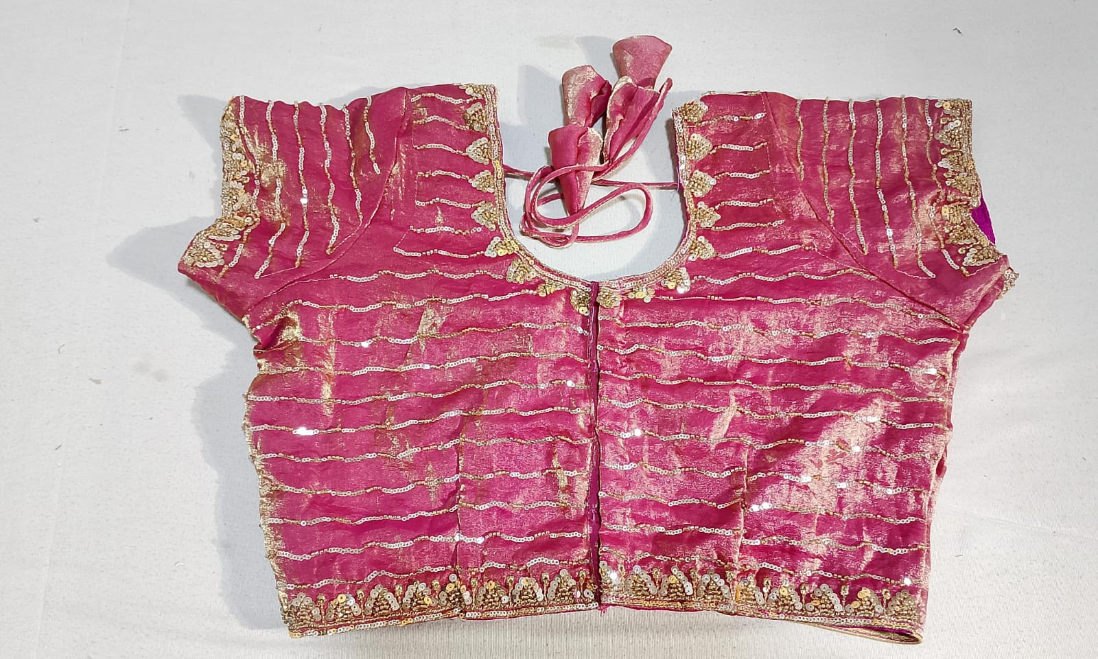 C195: Ready To Ship Beautiful Sequnce Work Saree With Stitched Blouse C195: Ready To Ship Beautiful Sequnce Work Saree With Stitched Blouse