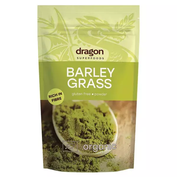 DRAGON SUPERFOODS BARLEY GRASS POWDER 150G.دراجون سوبرفوودز- مسحوق عشب الشعير 150 جرام