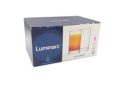 ISLANDE 15CL طقم كاسات عصير لومينارك  6 كاسات