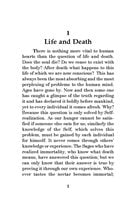 The Problem of Life and Death