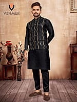 V185: Beautiful Mens Kurta Pyjma Sets With Jacket V185: Beautiful Mens Kurta Pyjma Sets With Jacket