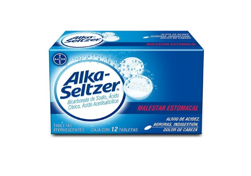 Alka Seltzer Caja Con 12 Tabletas Efervescentes Sabor Lima-Limón Alka Seltzer Caja Con 12 Tabletas Efervescentes Sabor Lima-Limón