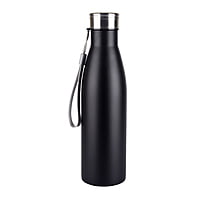 750ml Black Stainless Steel Sipper Bottle