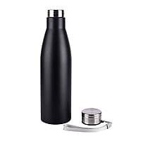 750ml Black Stainless Steel Sipper Bottle