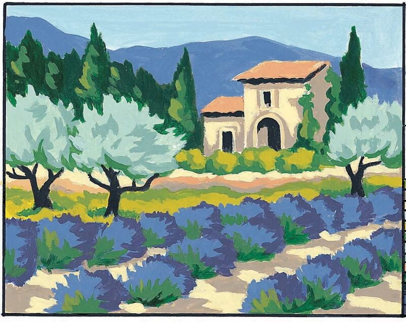 Campo di Lavanda con Casolare, 17356 Campo di Lavanda con Casolare, 17356